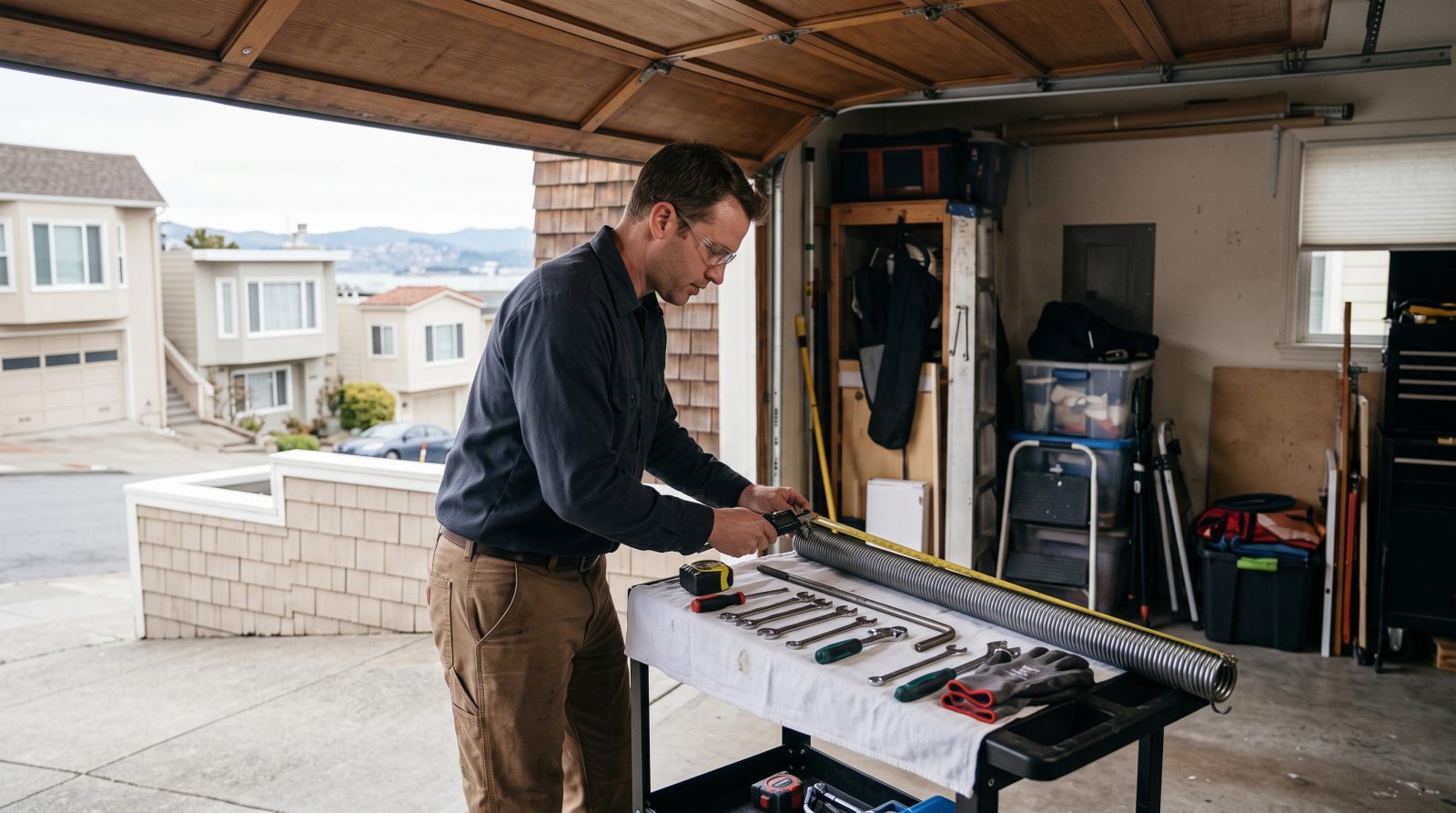 Garage Door Spring Replacement Cost in San Francisco