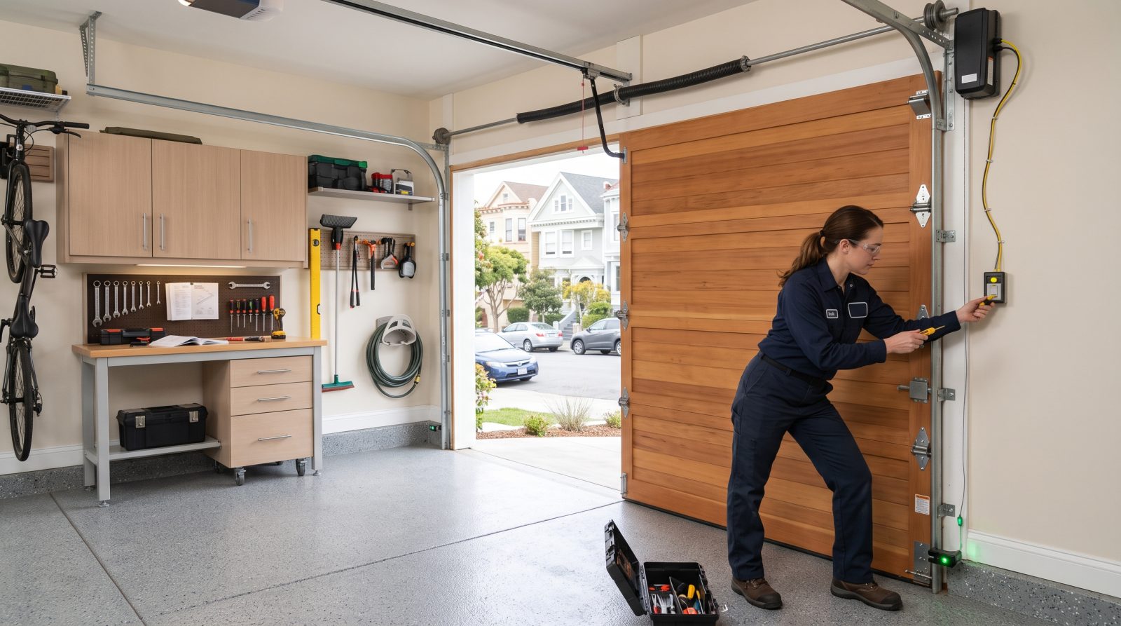 How to Troubleshoot a Stuck Garage Door in San Francisco
